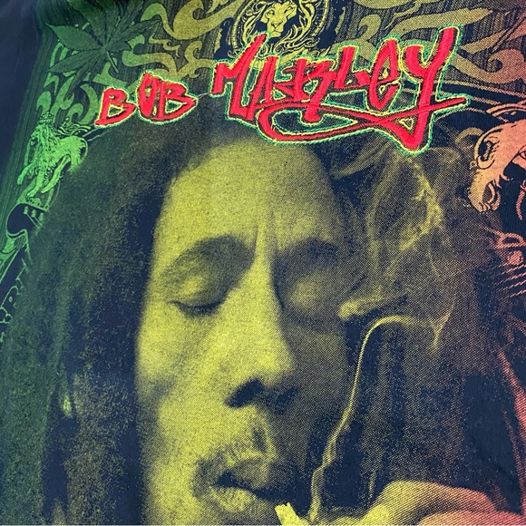 Vintage Embroidered Bob Marley One Love Men’s Size Large - Picture 5 of 9